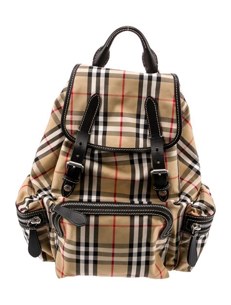 the real real burberry 2019 vintage check medium rucksack|Medium Vintage Check Rucksack Backpack .